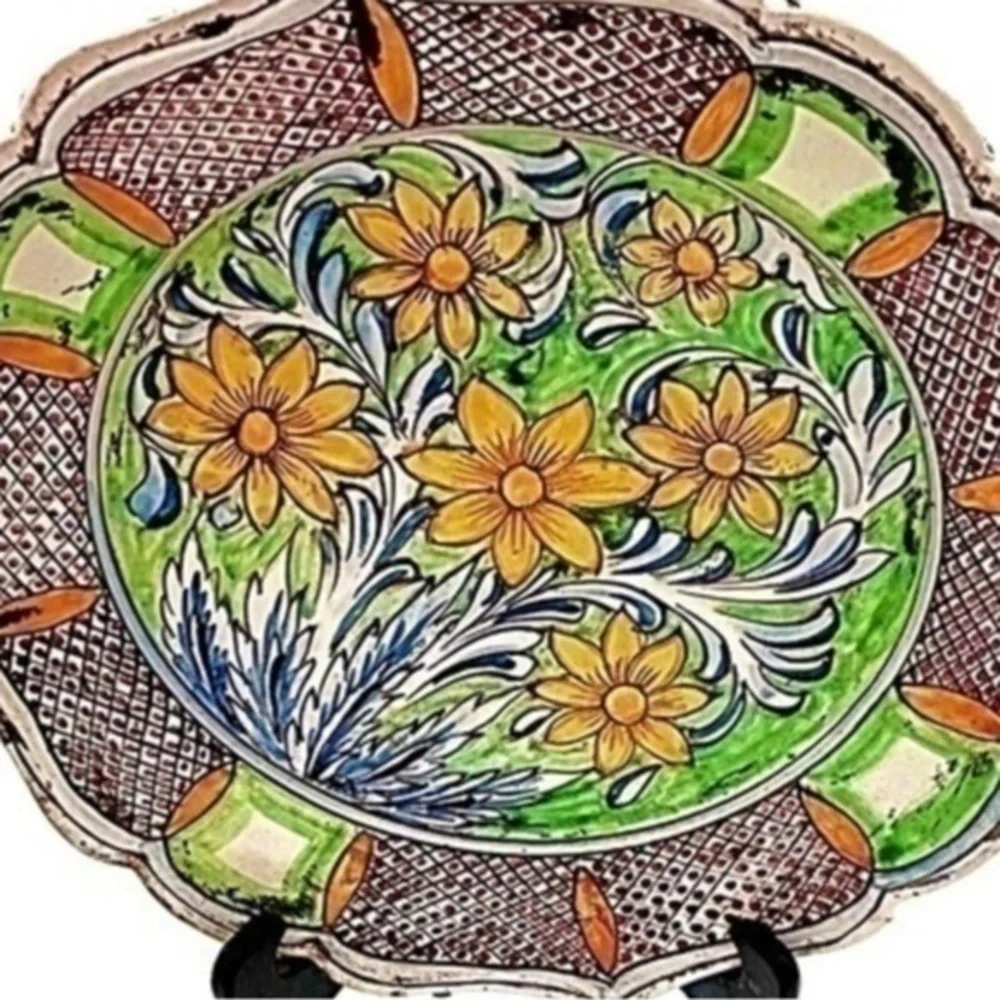 Ugo Zaccagnini Italian Decorative Plate!